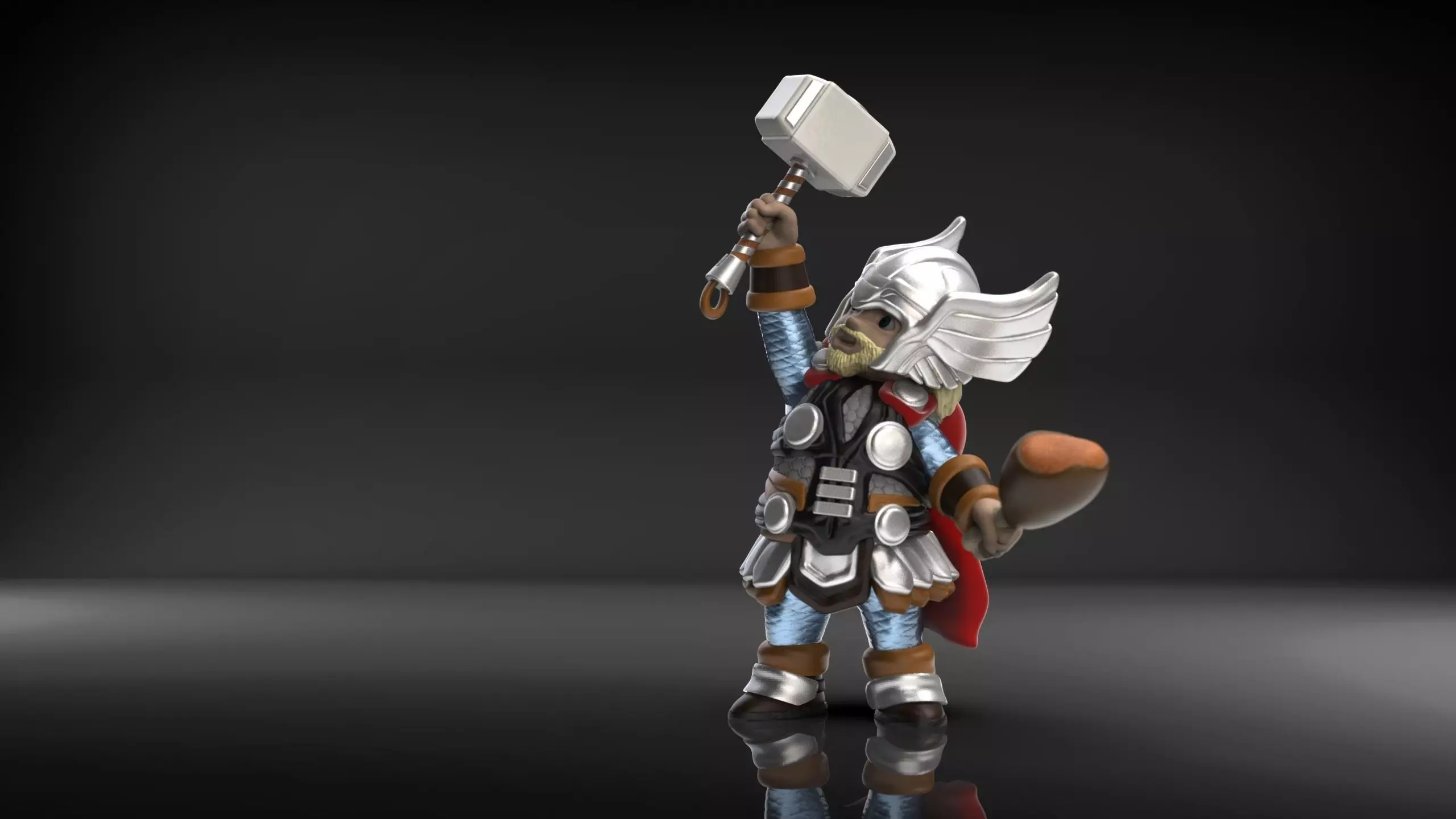 Chubby Thor 3D print model_0