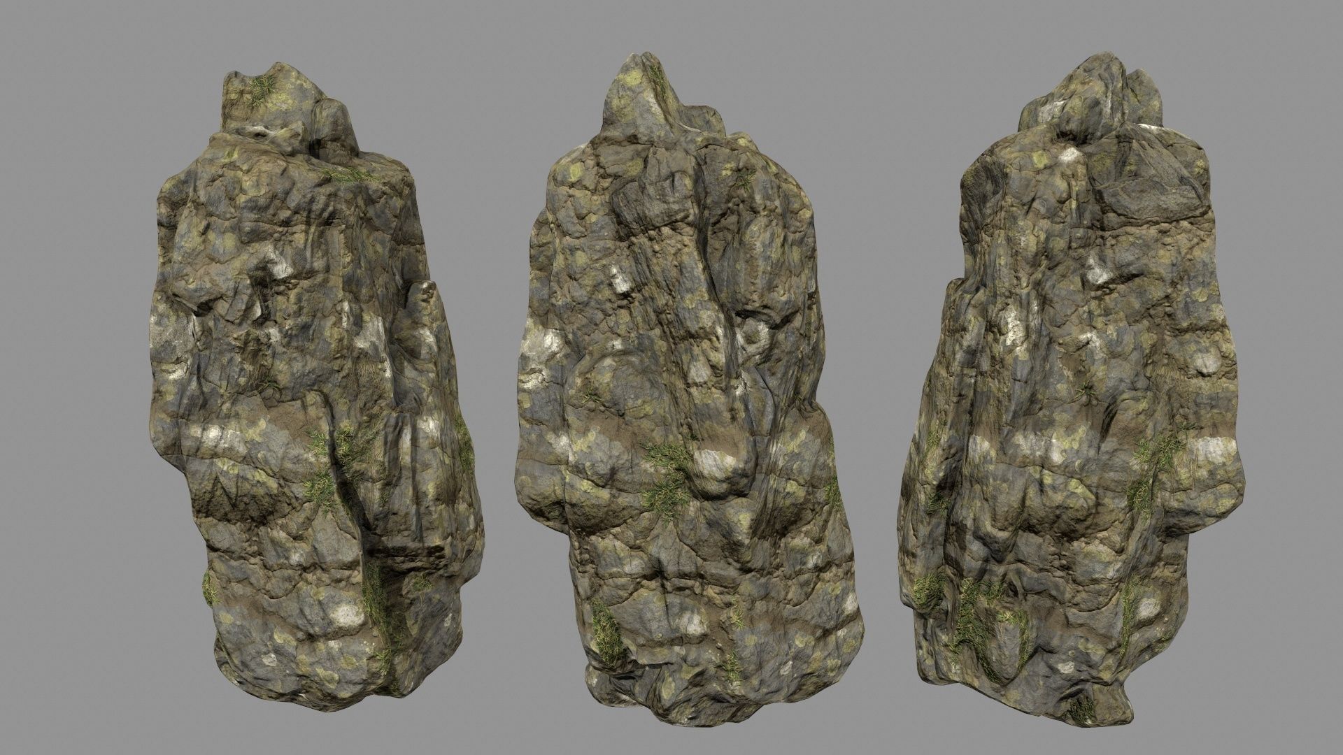 mossy rocks 3D model_18