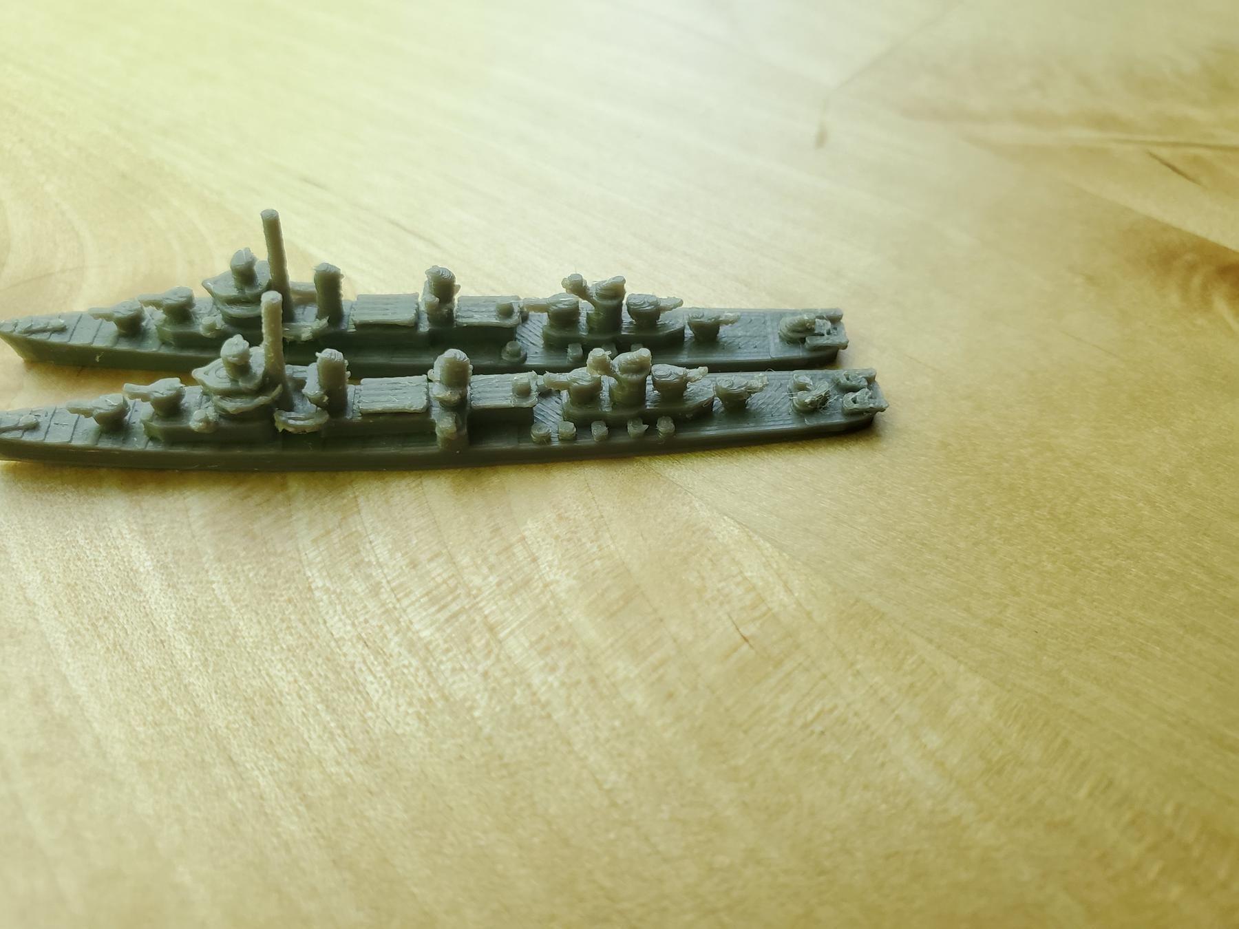 Fletcher Class Destroyer Warship 3D print model_7