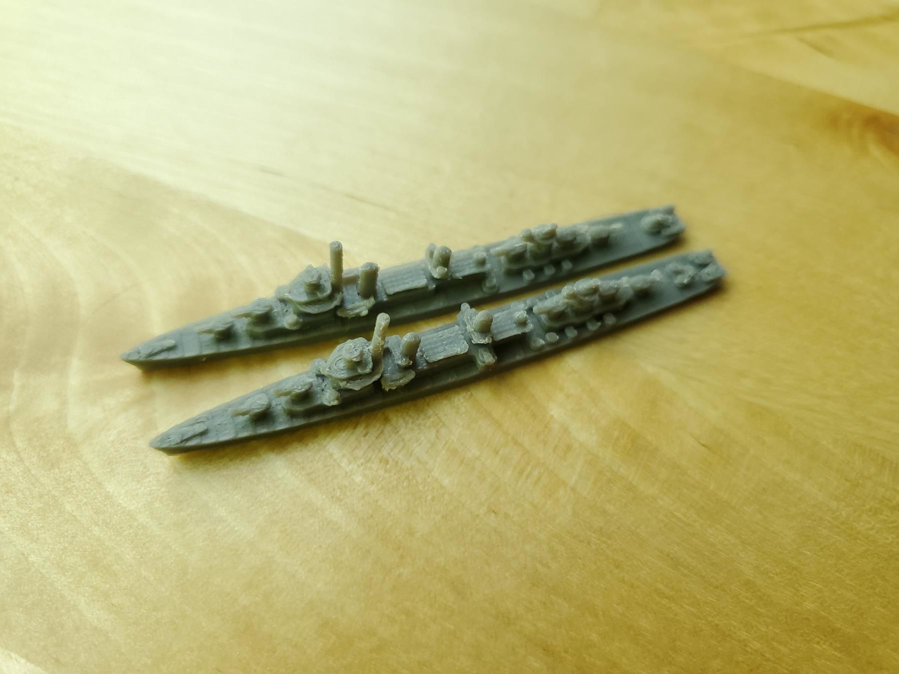 Fletcher Class Destroyer Warship 3D print model_5