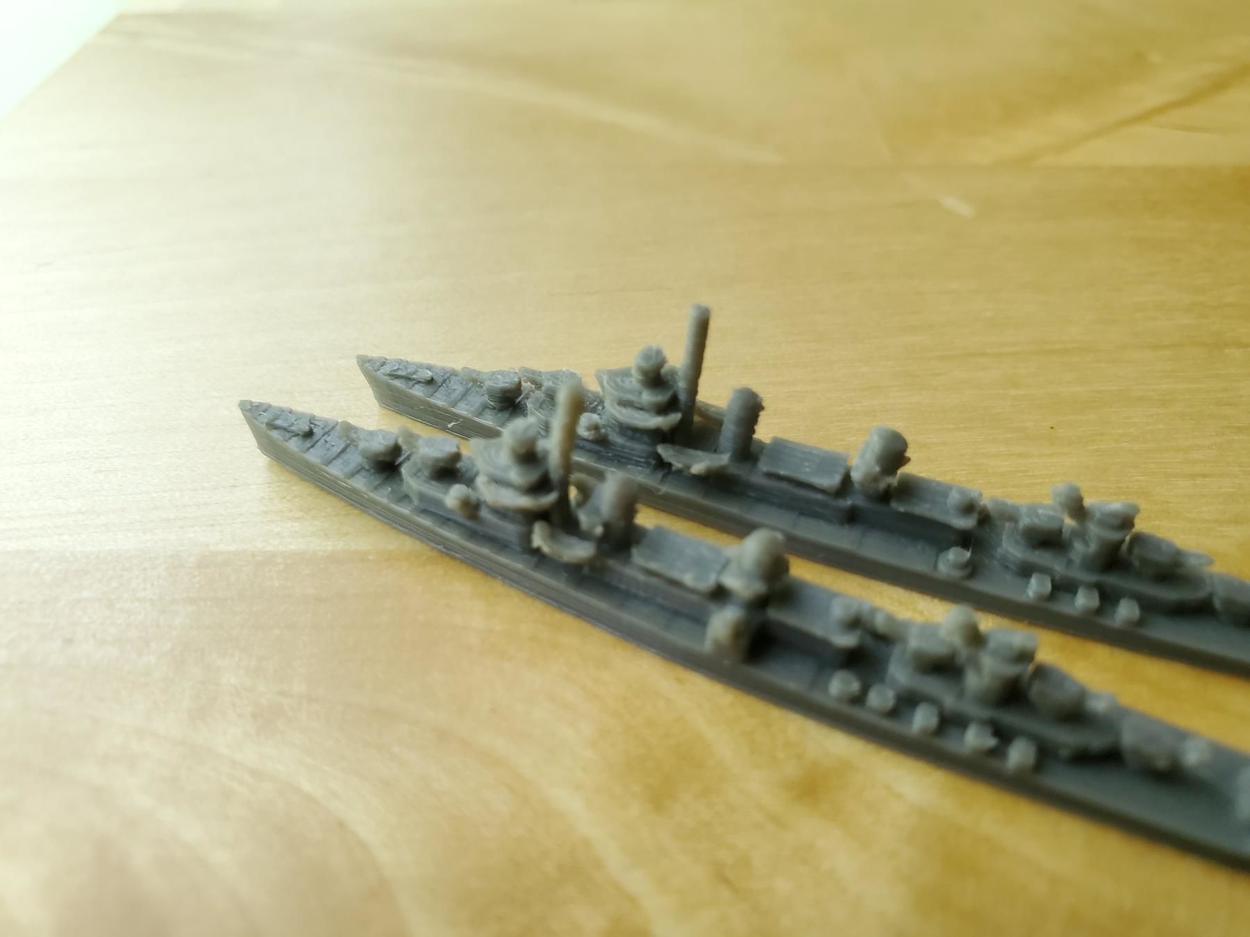 Fletcher Class Destroyer Warship 3D print model_9