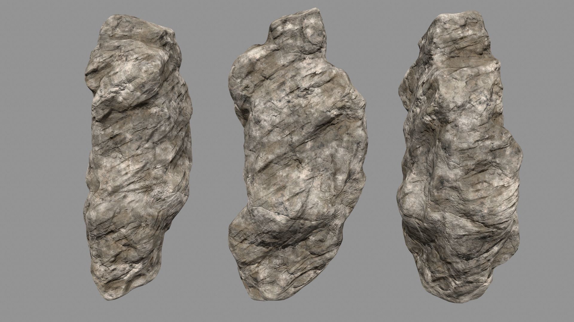 desert rocks Low-poly 3D model_12