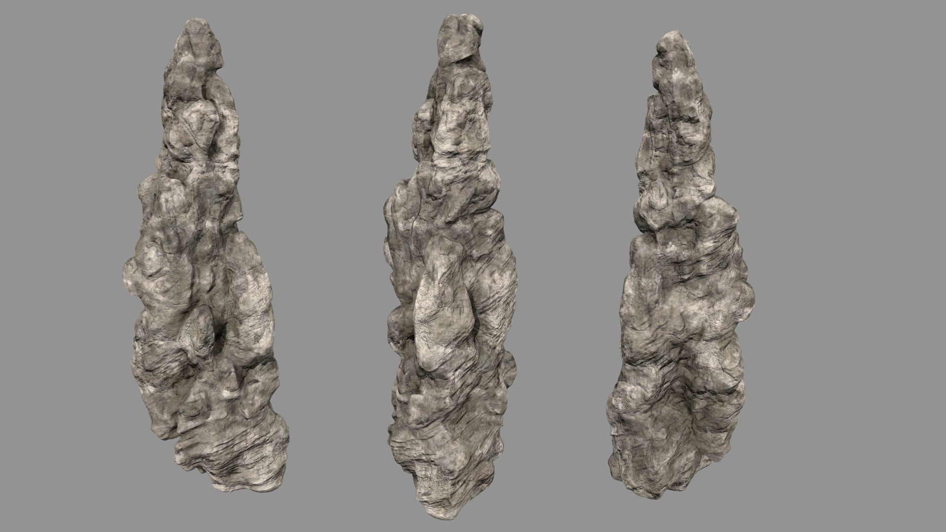 desert rocks Low-poly 3D model_14