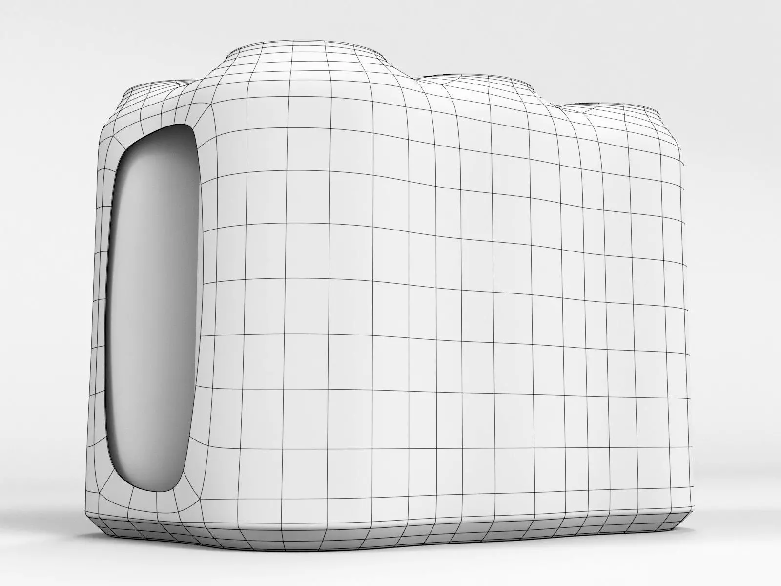6 Pack 440ml cans in a plastic shrinkwrap 3D model_9