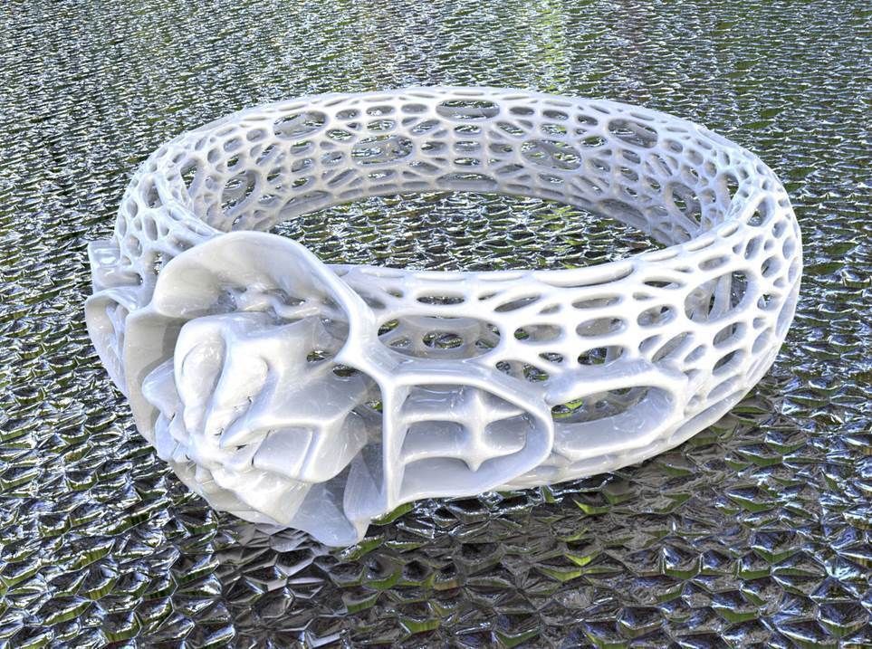 BRO RING ROSE 3D print model_2