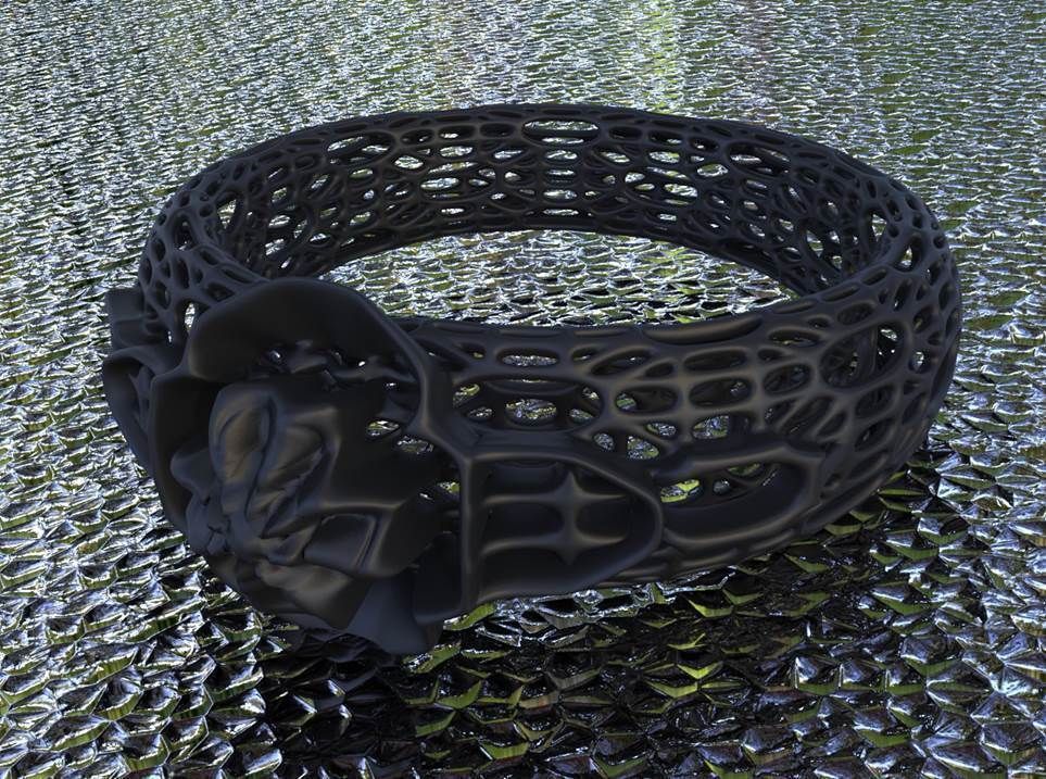 BRO RING ROSE 3D print model_1
