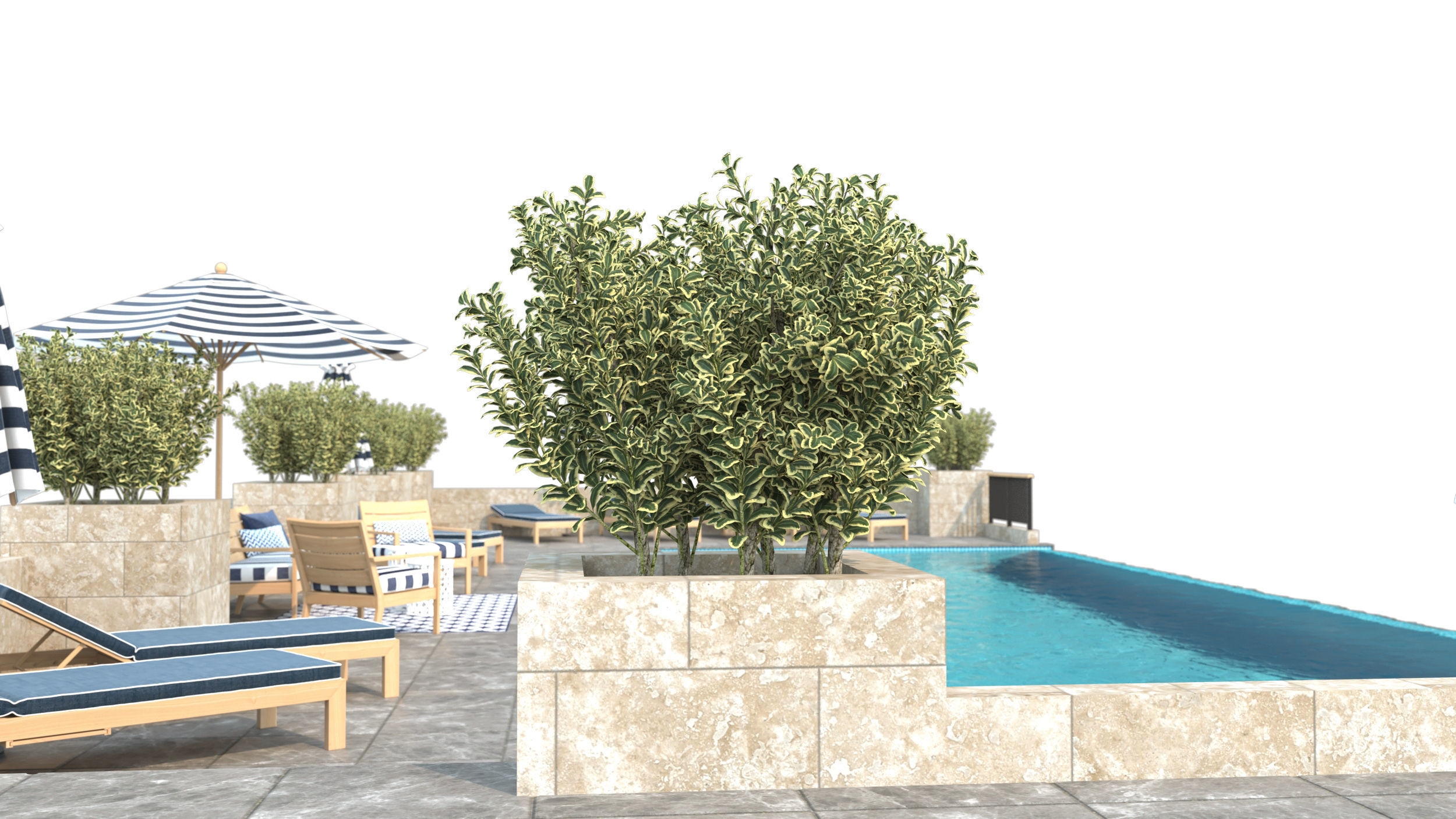Swimming Pool -7 3D model_9