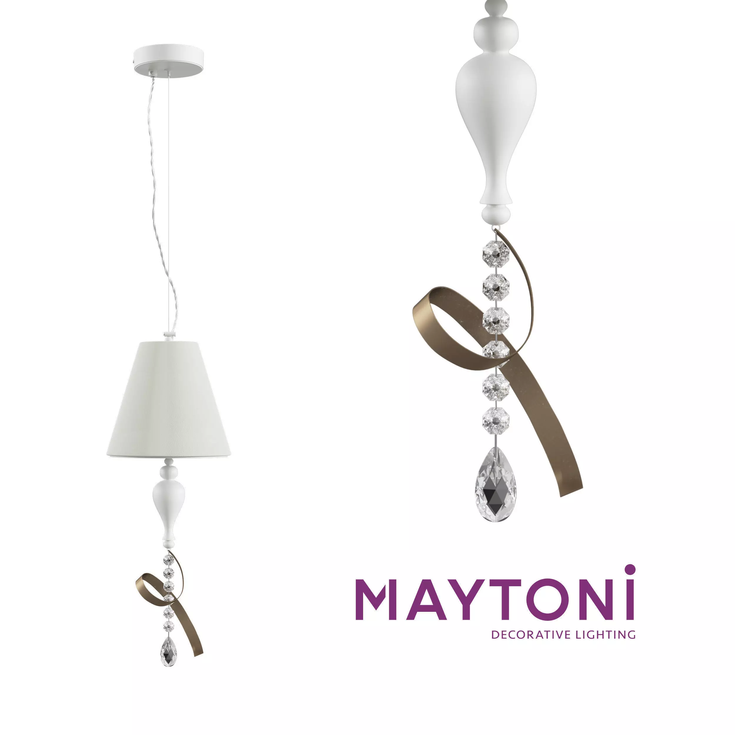 Pendant ARM010-22-W Maytoni Classic free 3d model Free 3D print model