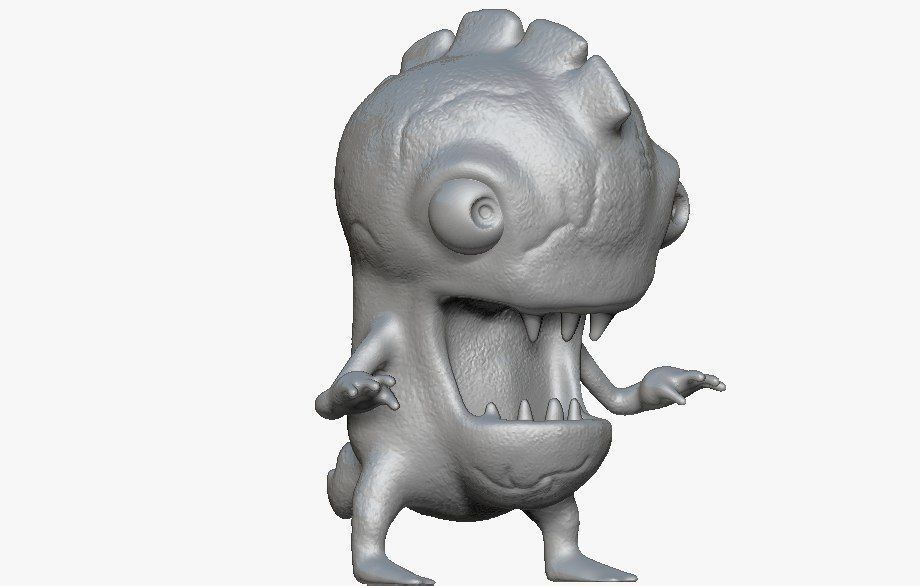 Cartoon Monster  Free 3D print model_1
