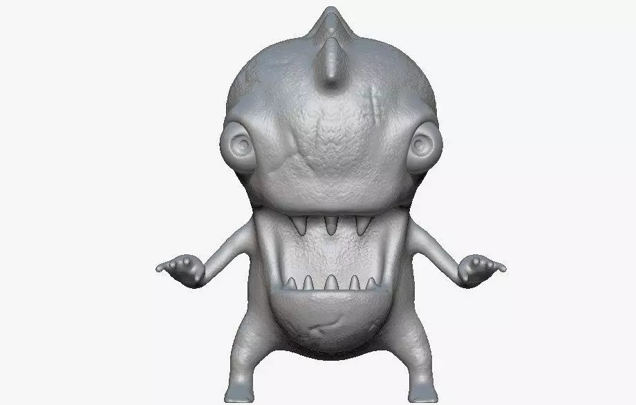 Cartoon Monster  Free 3D print model_0