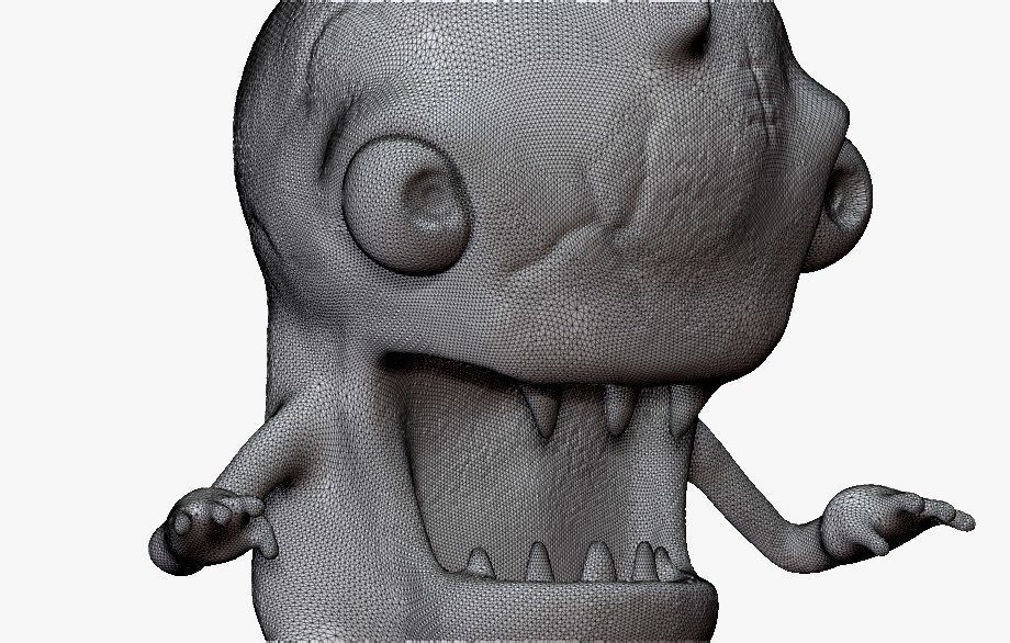 Cartoon Monster  Free 3D print model_8