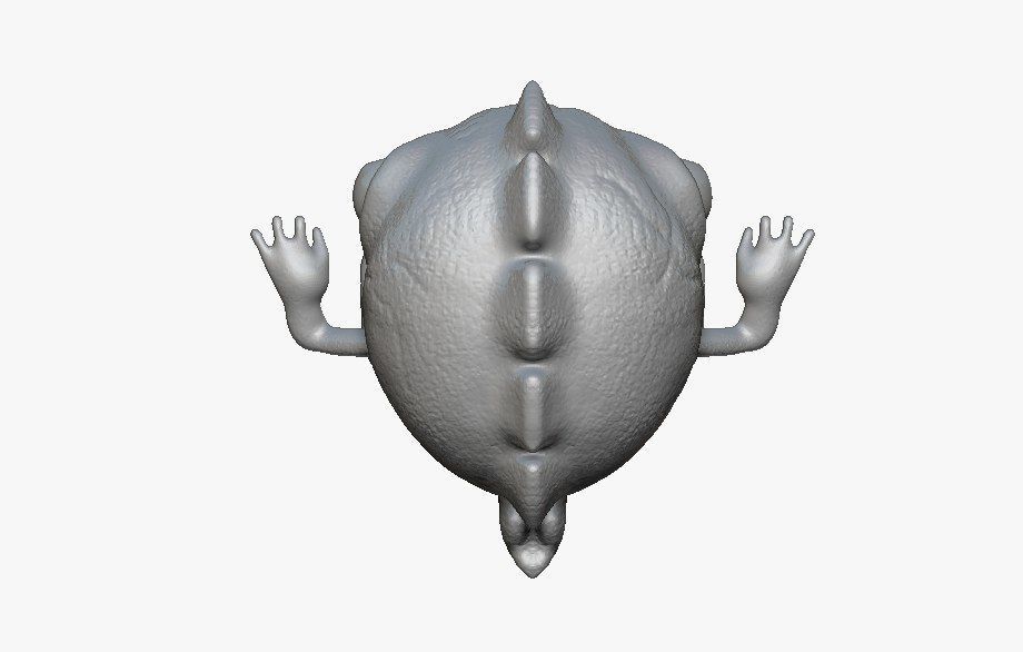 Cartoon Monster  Free 3D print model_5