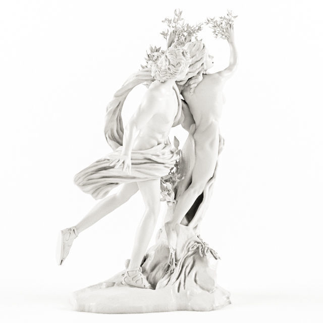 Gian Lorenzo Bernini - Apollo and Daphne 3D print model_1