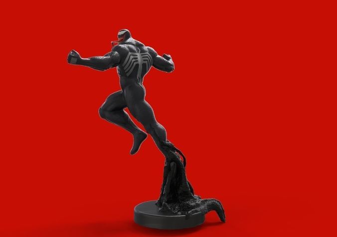 venom marvel statue 3D model
