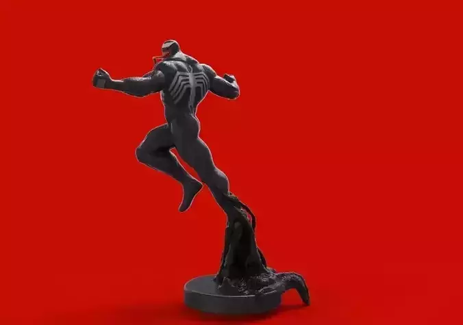 venom marvel statue 3D model