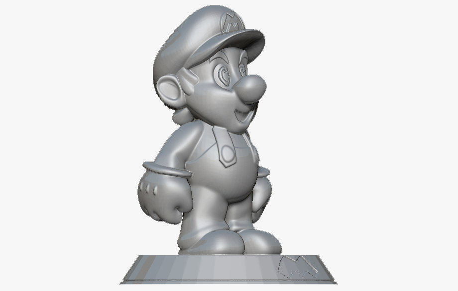 Mario figurine Free 3D print model_1