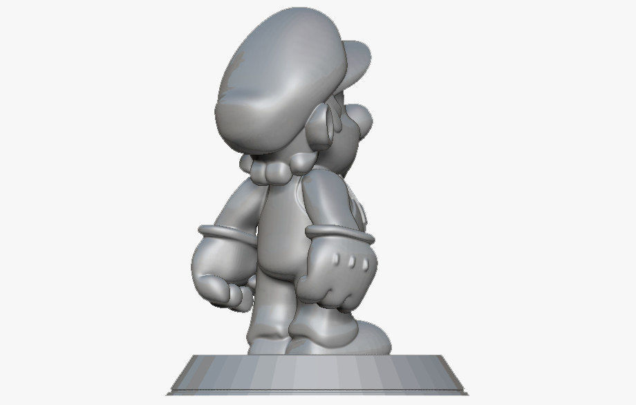 Mario figurine Free 3D print model_3