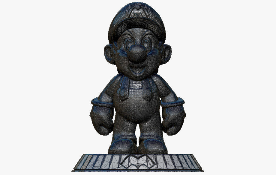 Mario figurine Free 3D print model_6