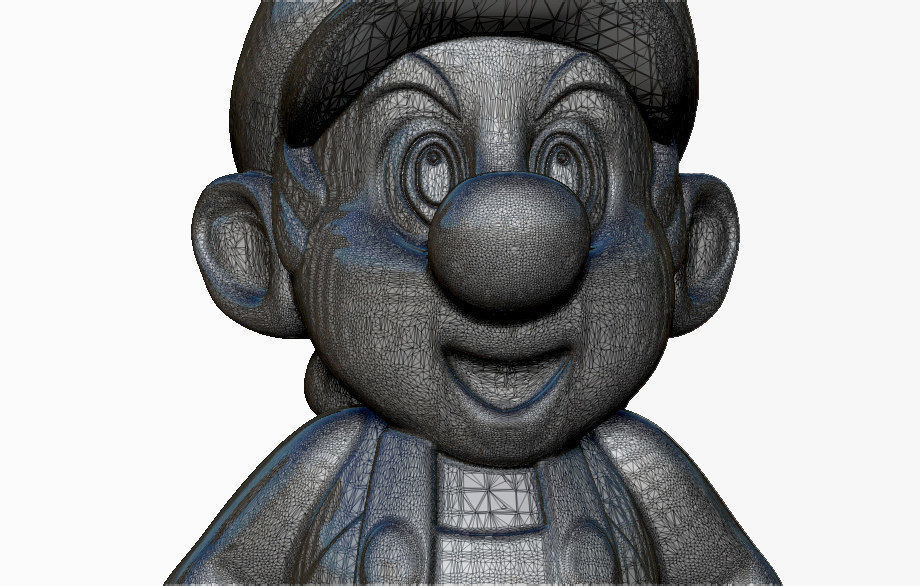 Mario figurine Free 3D print model_7