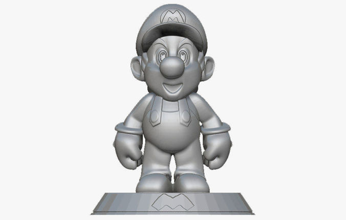 Mario figurine Free 3D print model