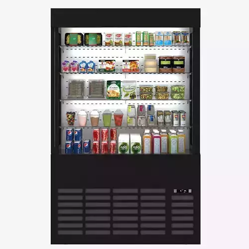Supermarket Open display 3D model