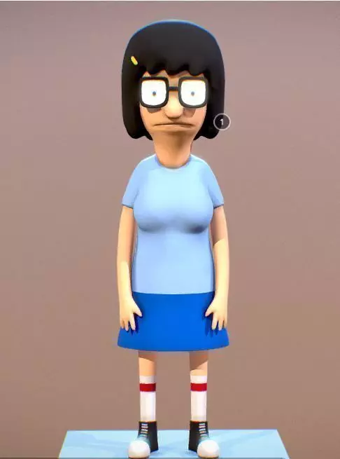 Tina Bulcher- Free 3D model available for print Free 3D print model