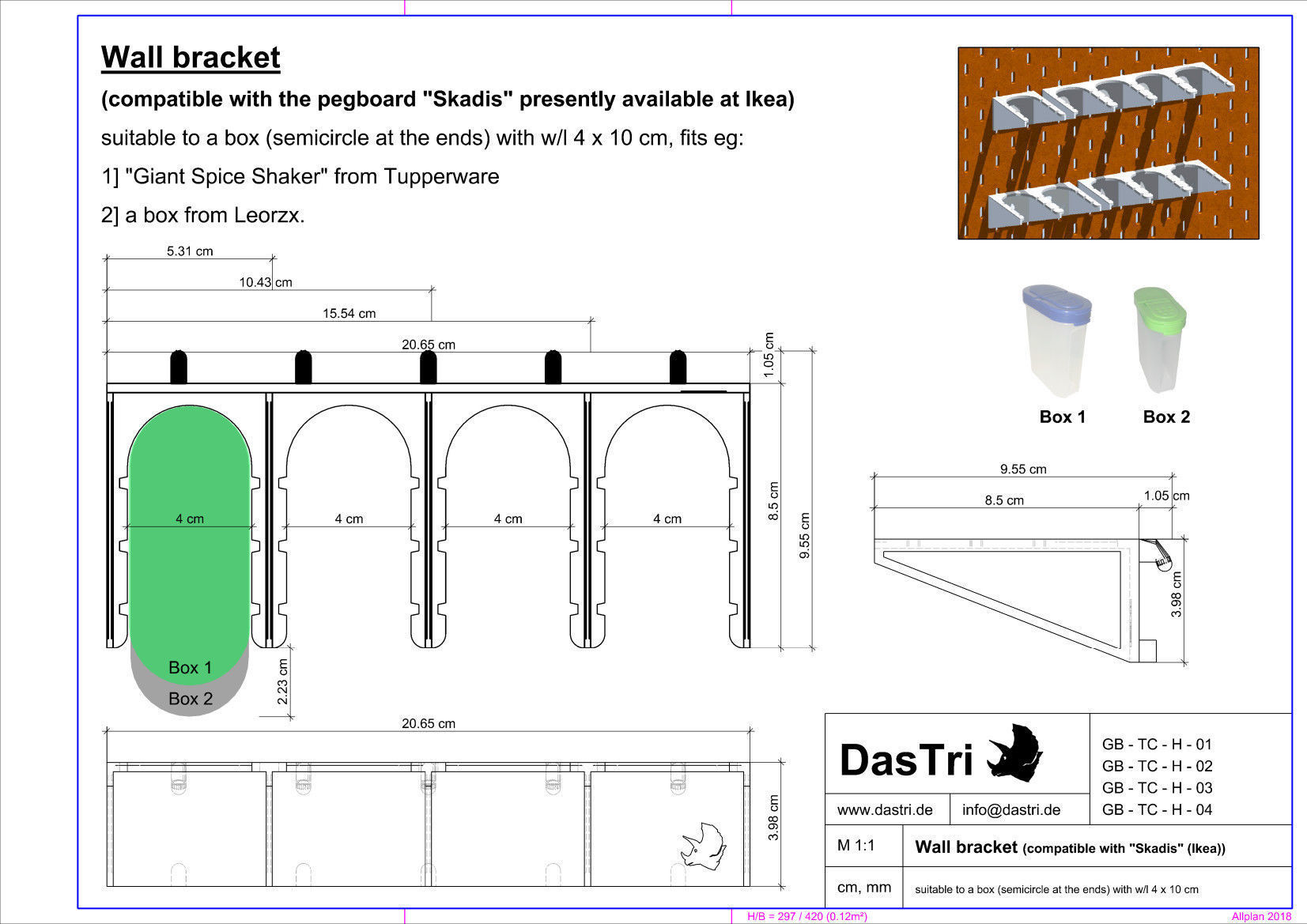 Wall bracket - 3D print model_3