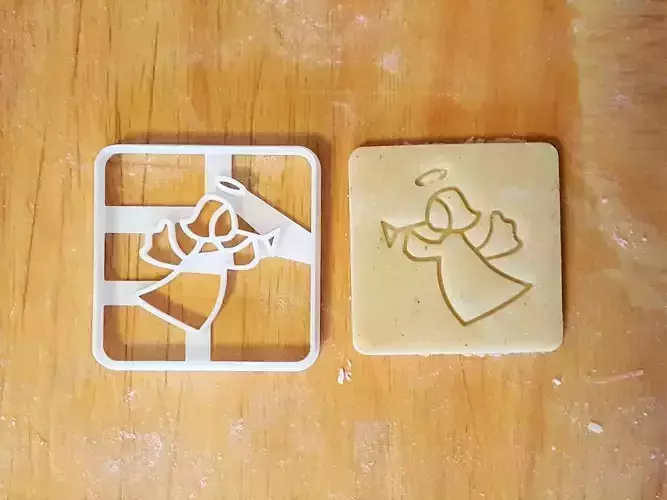 Angel cookie cutter version 3