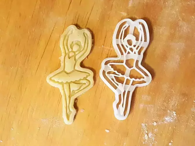 Ballerina Ballet Dancer cookie cutter