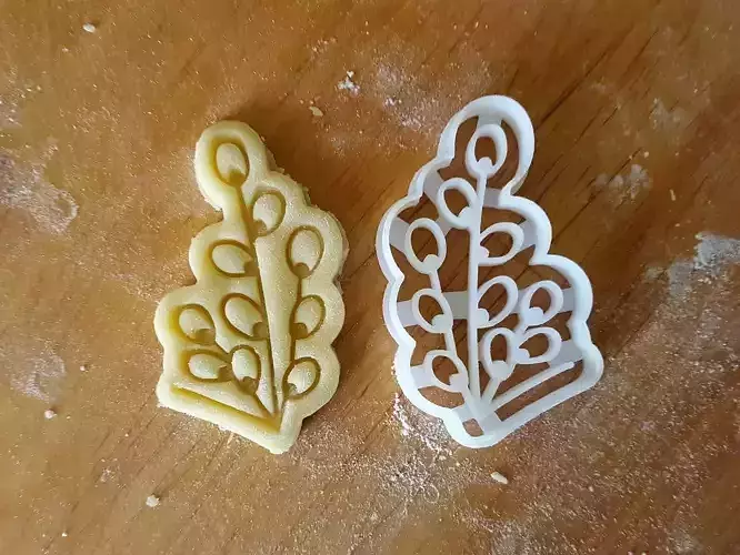 Catkin cookie cutter