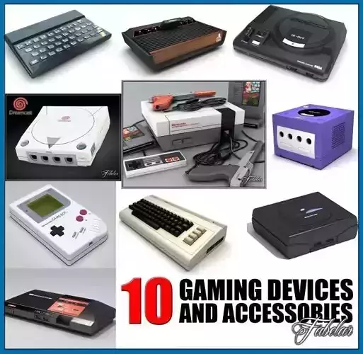Gaming devices coll 1 3D model