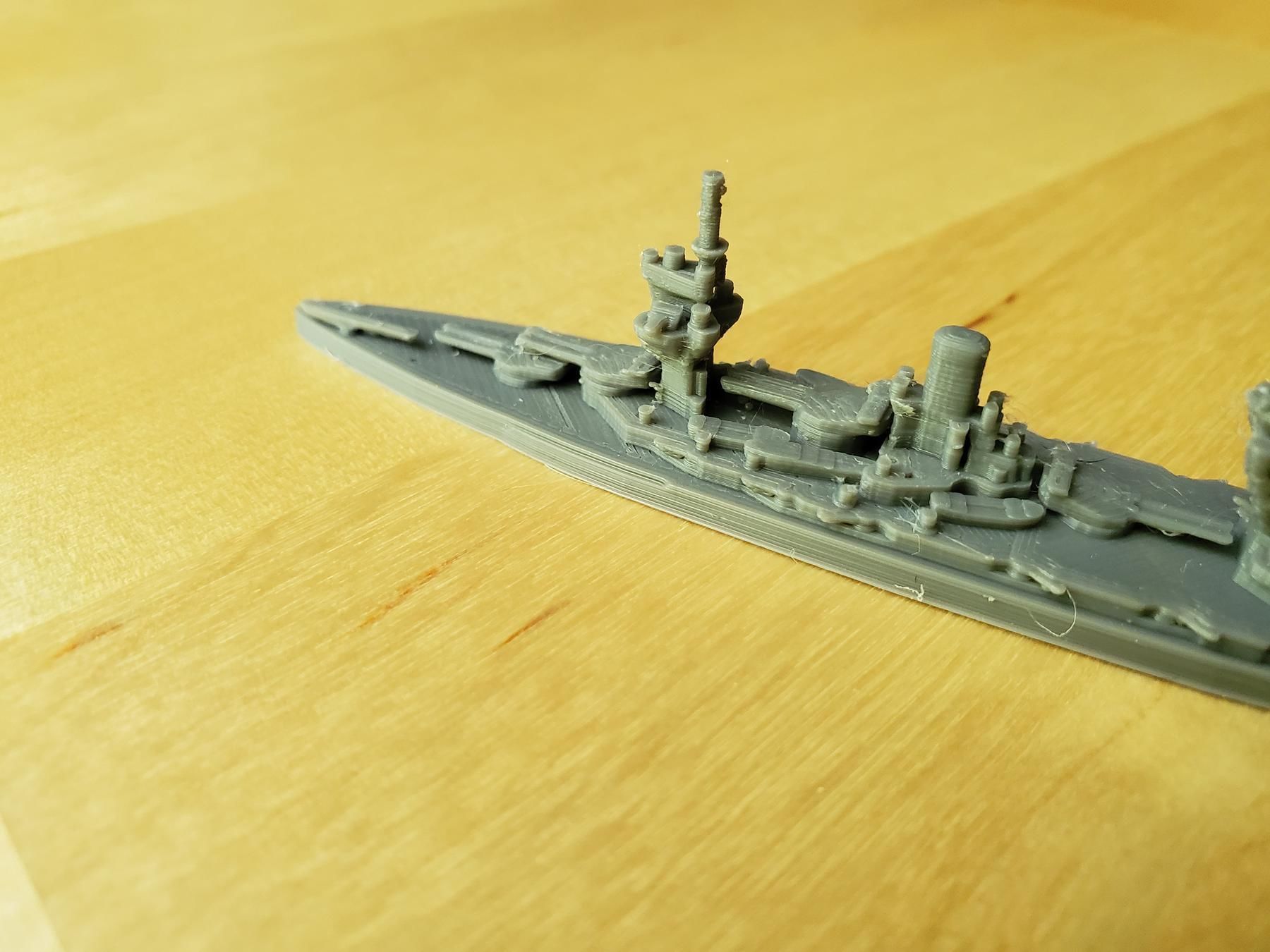Japanese Fuso Class Battleship 3D print model_12