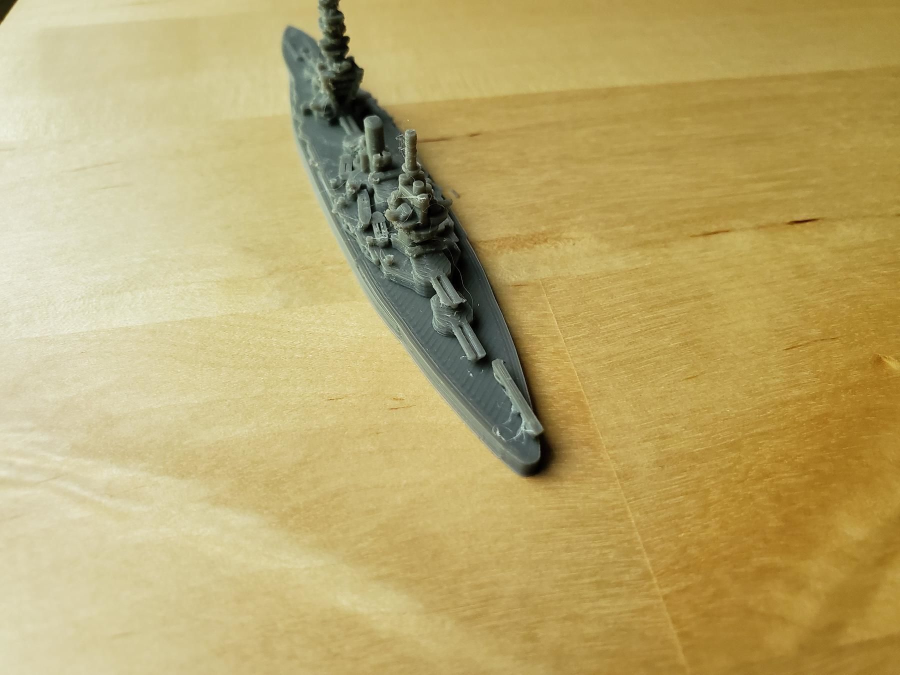 Japanese Fuso Class Battleship 3D print model_8