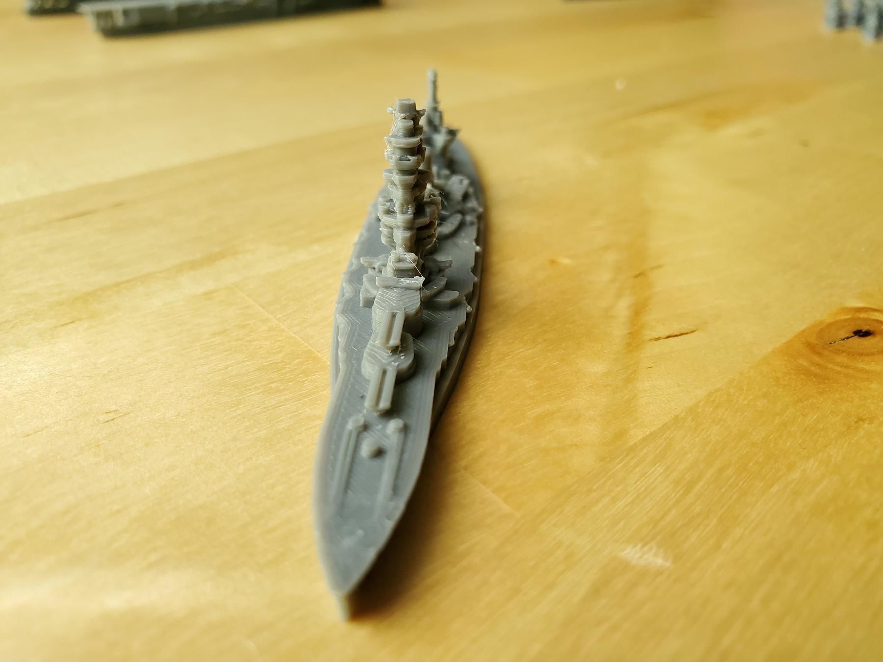 Japanese Fuso Class Battleship 3D print model_14