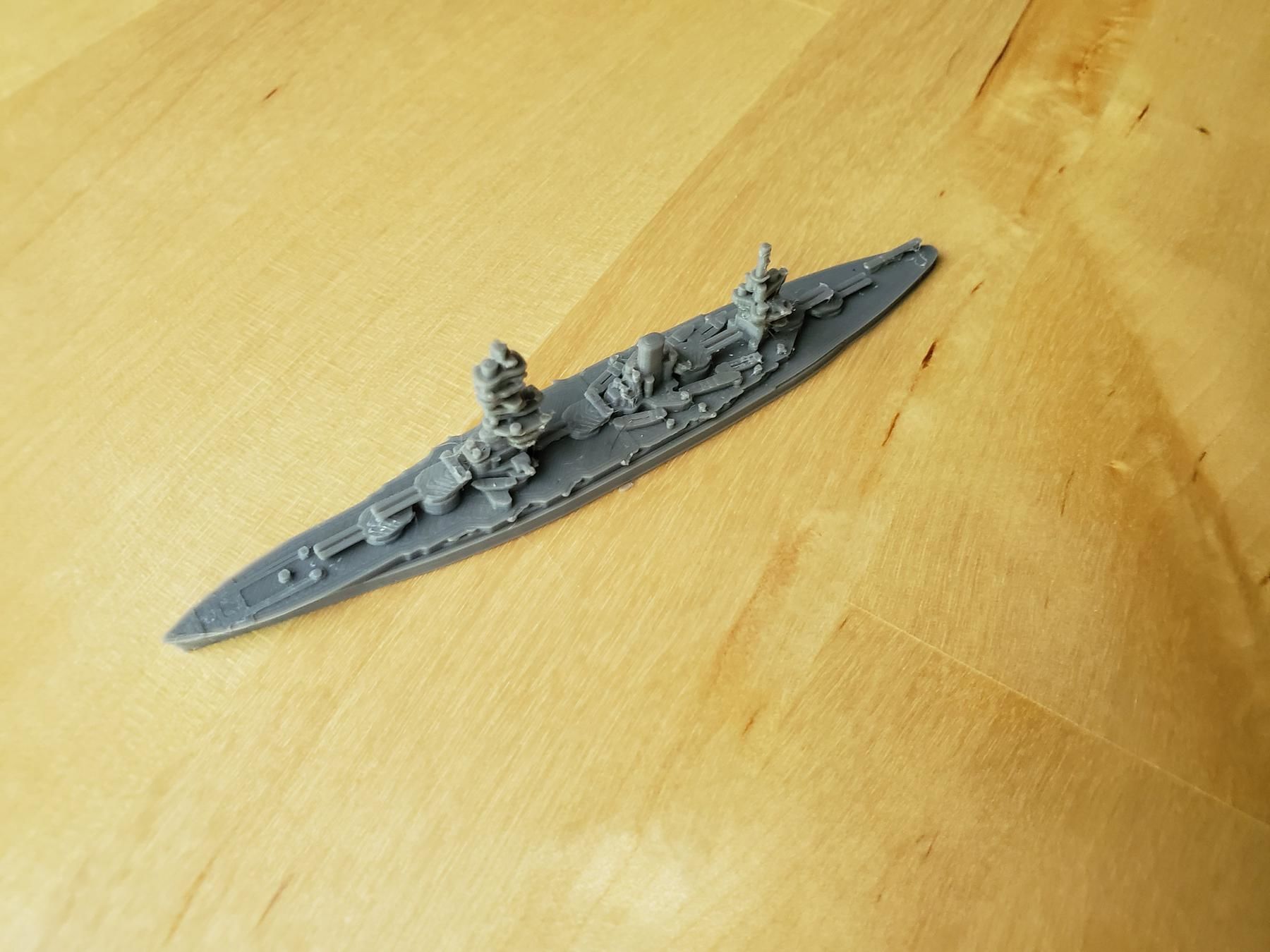 Japanese Fuso Class Battleship 3D print model_5