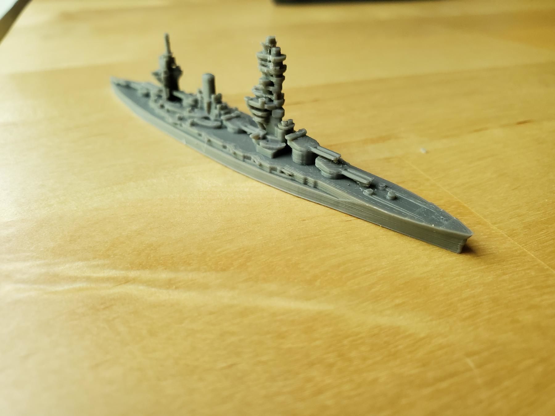Japanese Fuso Class Battleship 3D print model_13