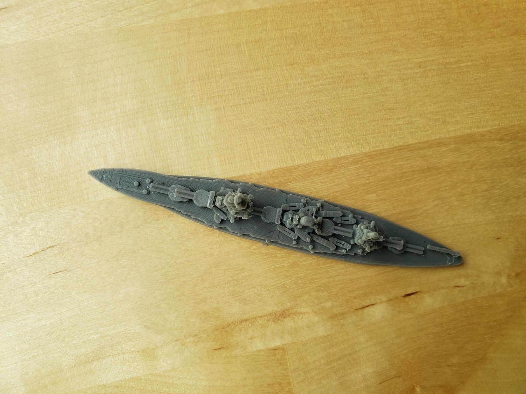 Japanese Fuso Class Battleship 3D print model_6