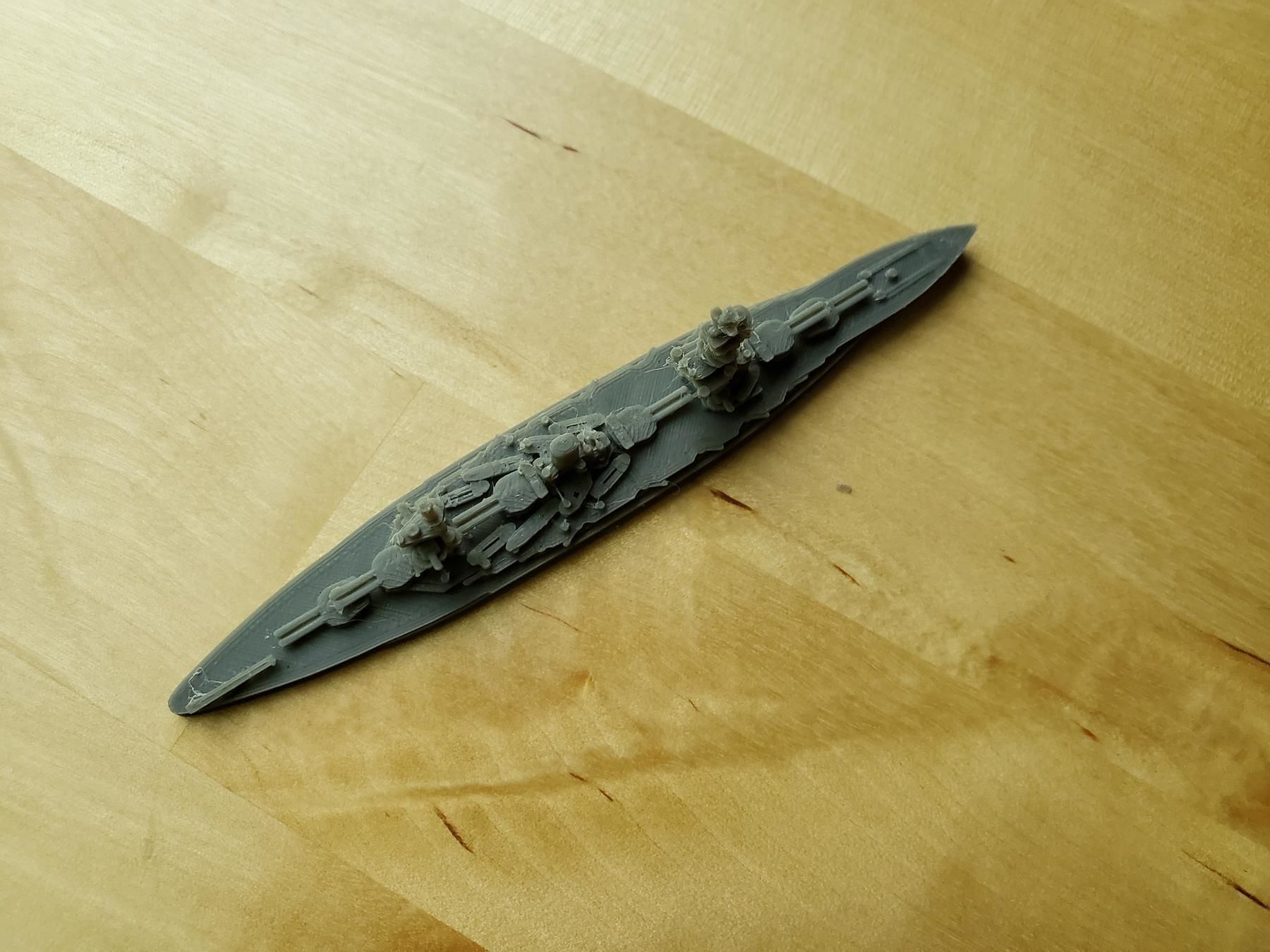 Japanese Fuso Class Battleship 3D print model_16