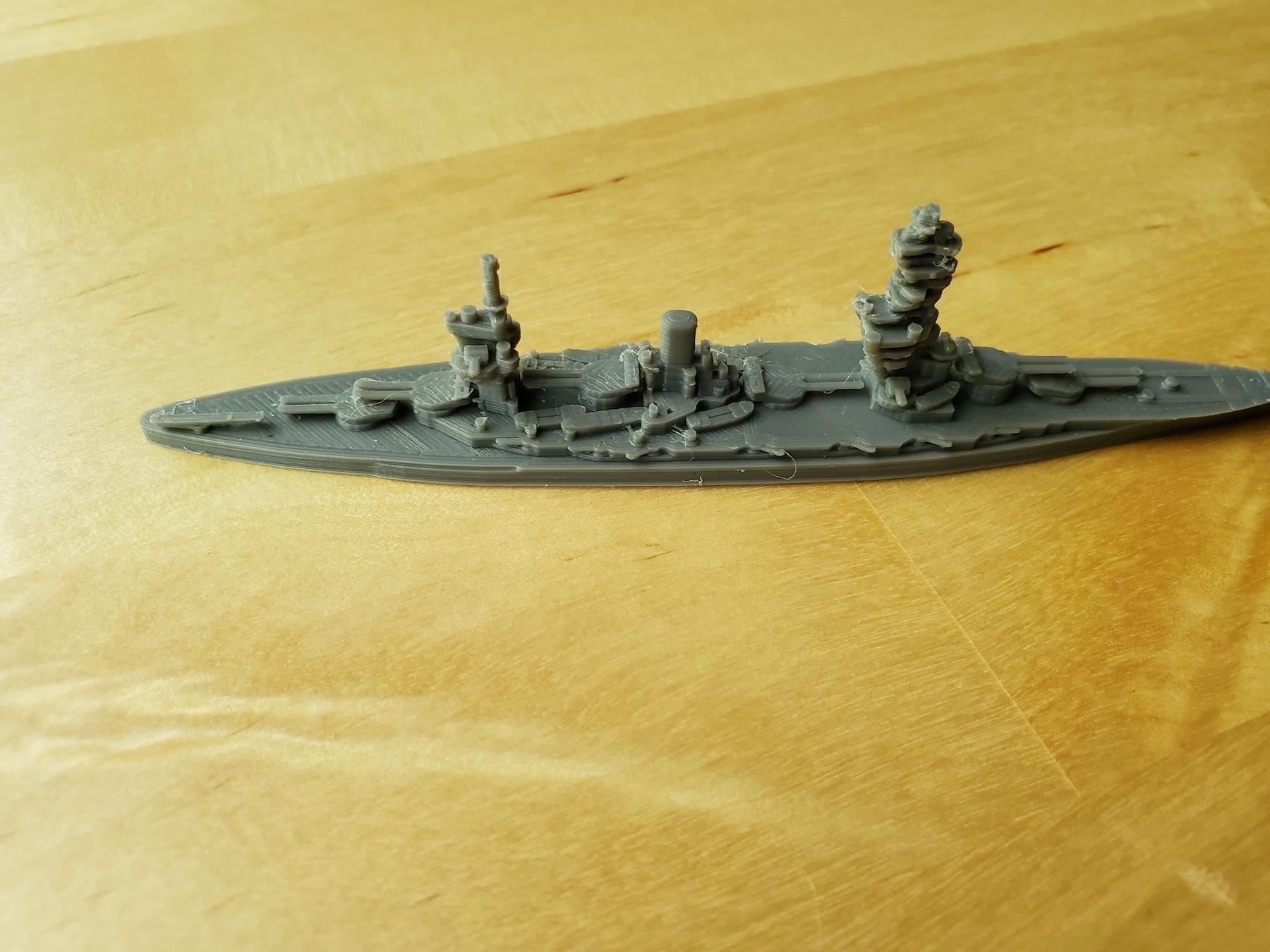 Japanese Fuso Class Battleship 3D print model_9