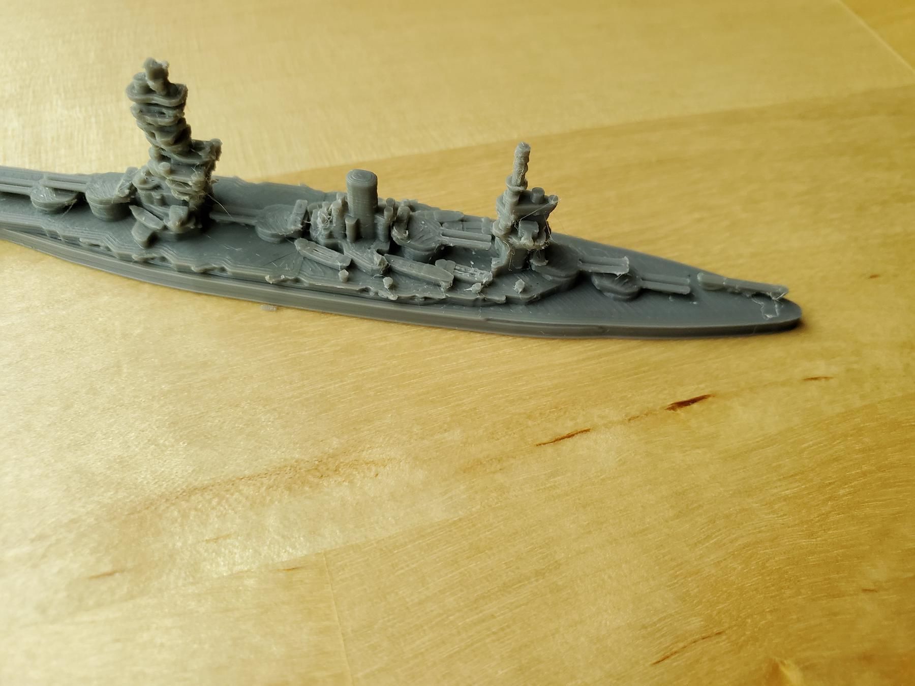 Japanese Fuso Class Battleship 3D print model_4