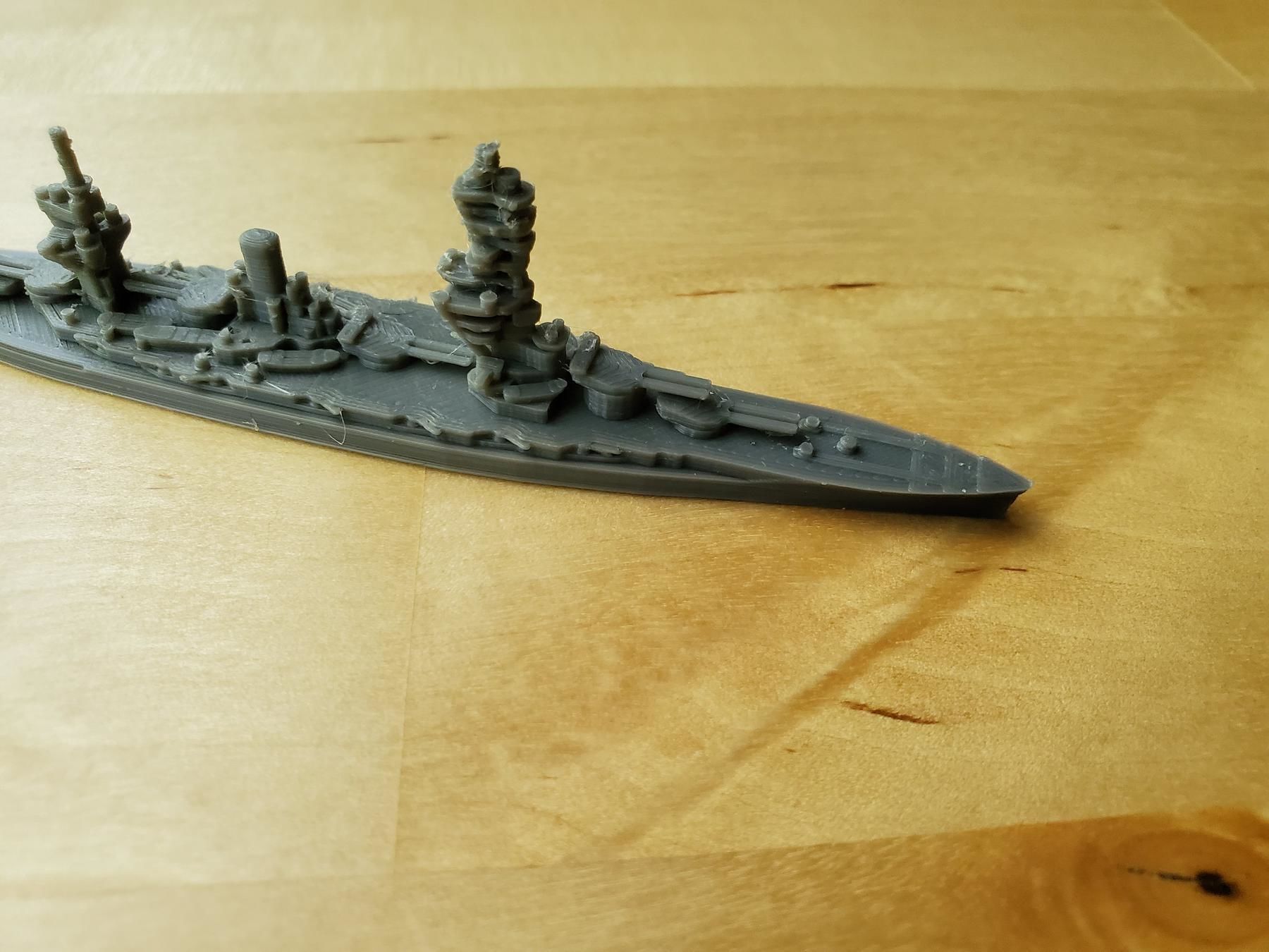 Japanese Fuso Class Battleship 3D print model_10
