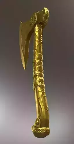 Nordic Gold Axe