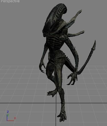 x-com alien Free low-poly 3D model