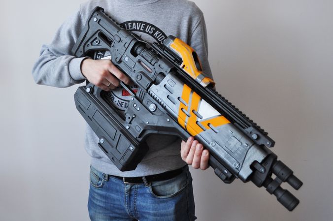 3d print model destiny light beware fusion rifle prop with