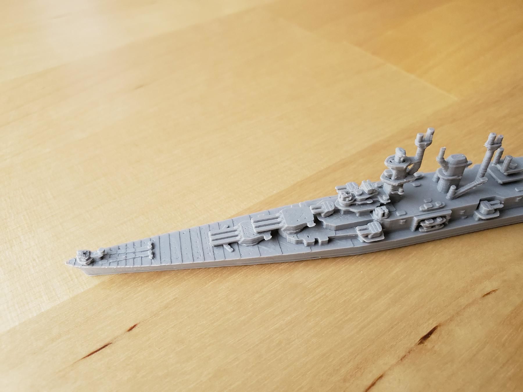 US Alaska Class Cruiser Warship 3D print model_25