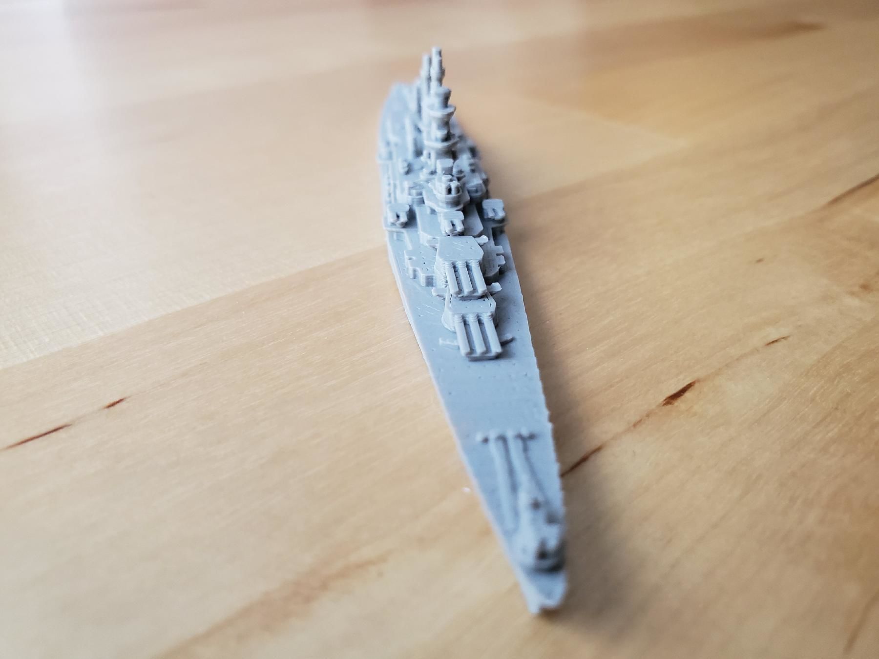 US Alaska Class Cruiser Warship 3D print model_27
