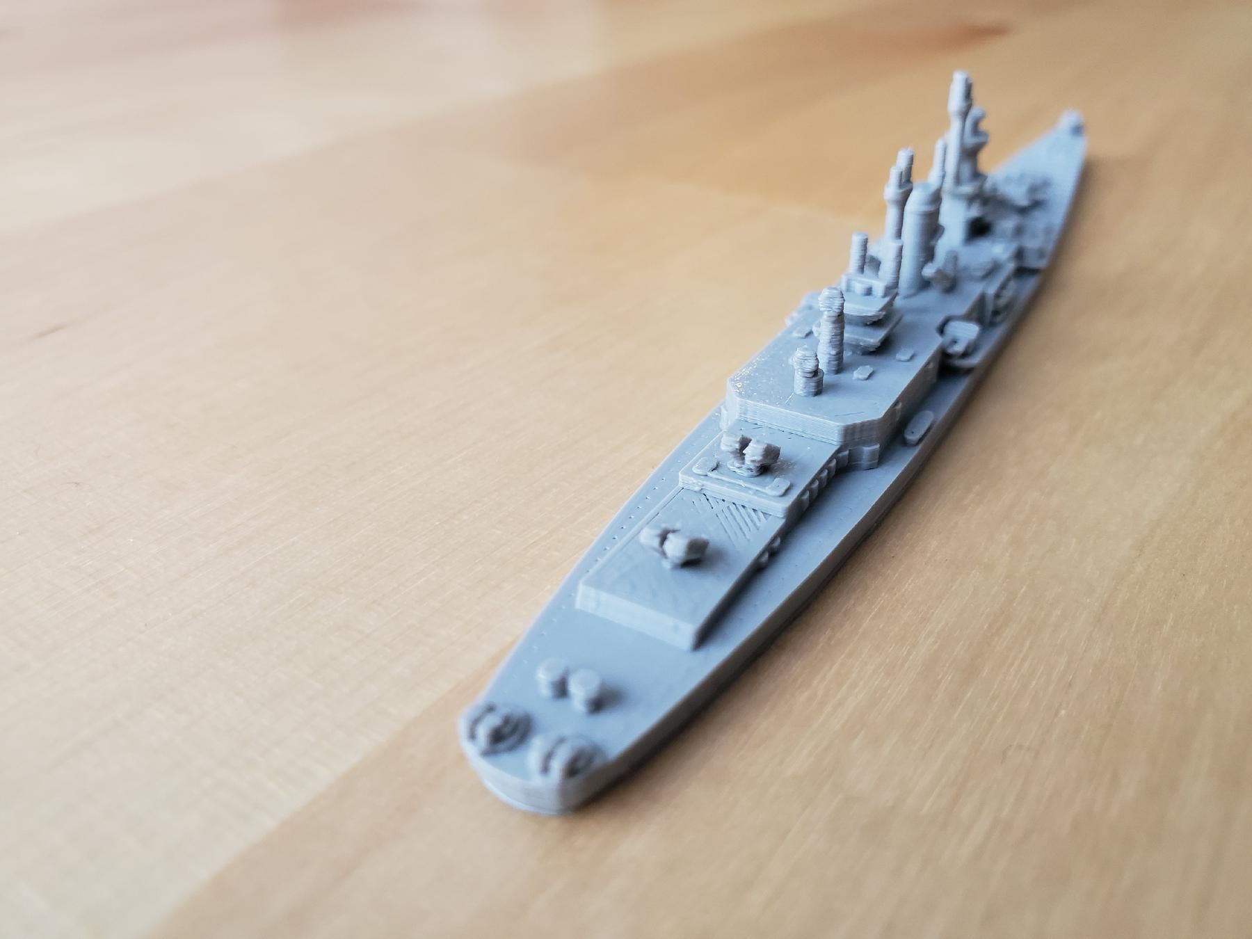 US Alaska Class Cruiser Warship 3D print model_28