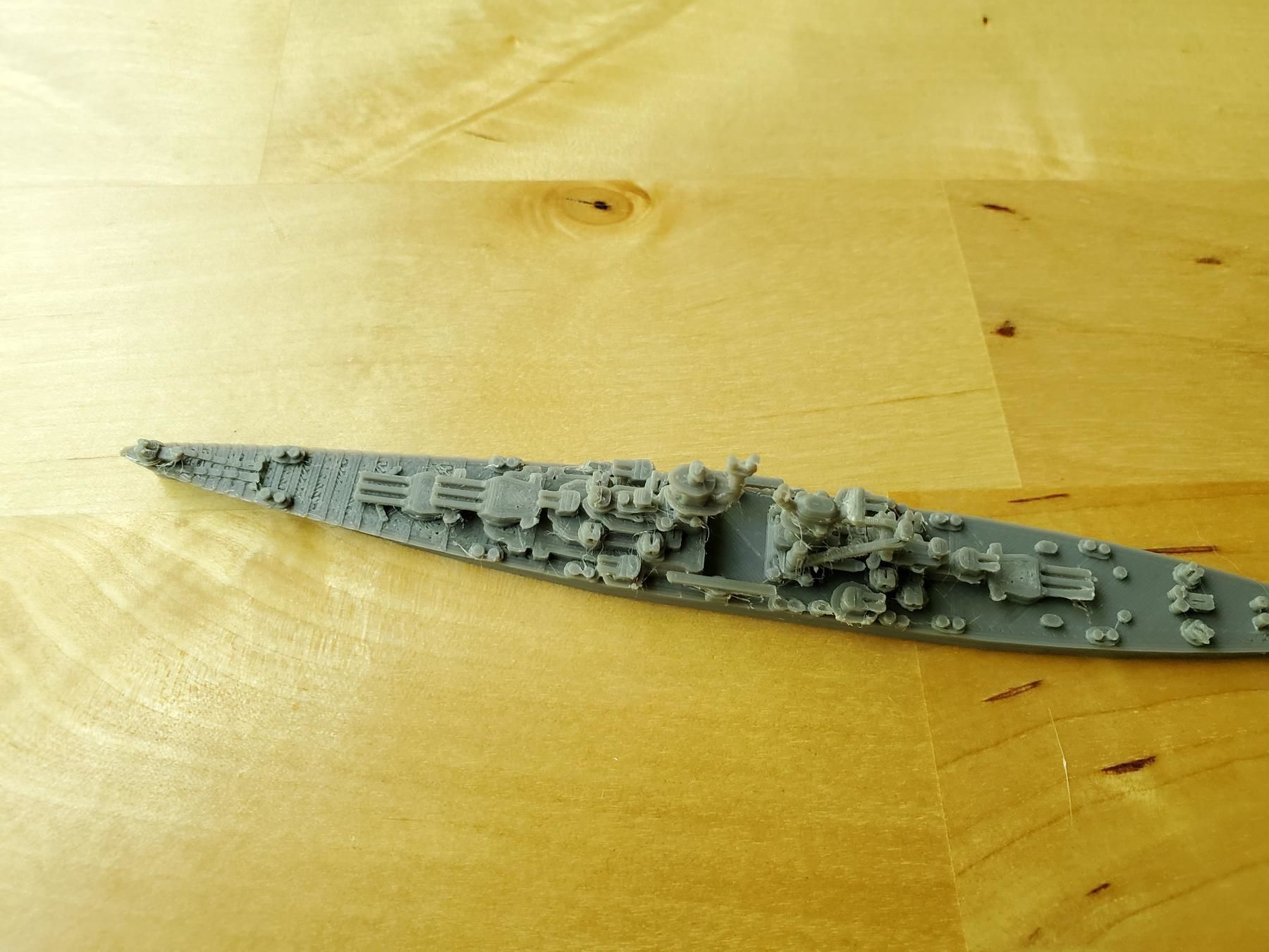 US Alaska Class Cruiser Warship 3D print model_8