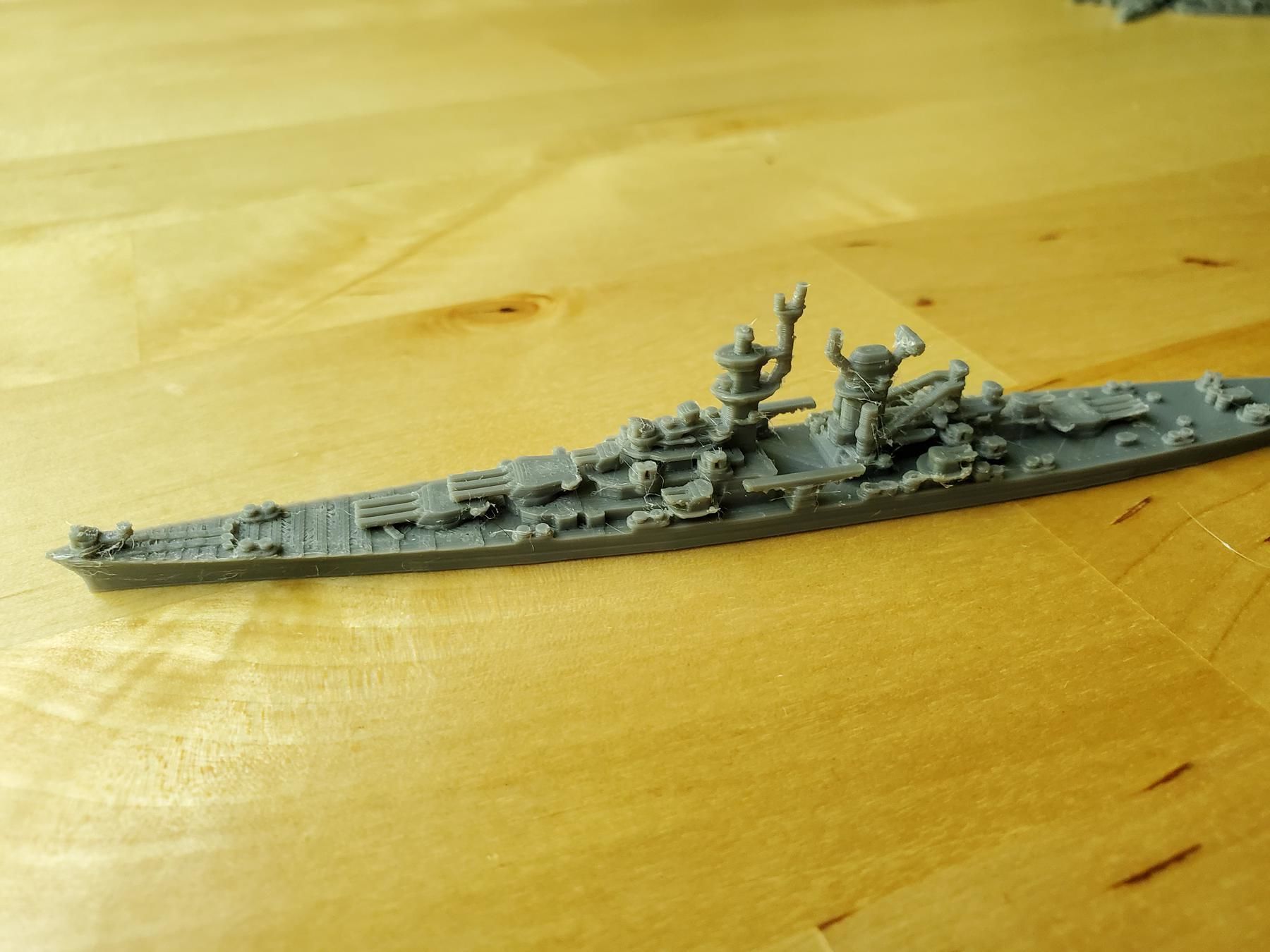 US Alaska Class Cruiser Warship 3D print model_6