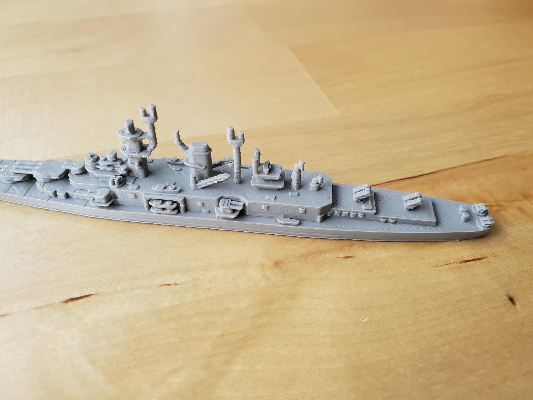 US Alaska Class Cruiser Warship 3D print model_24